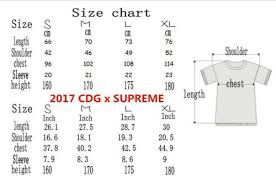 Supreme Tee Shirt Size Chart Just Me And Supreme