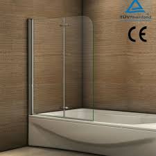 180 Hinged 2 Glass Over Bath Shower