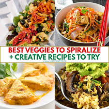 creative spiralizer recipes other than