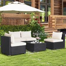 5 Pieces Outdoor Patio Furniture Set