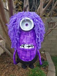 Even though most of the minions speak using their own language, they can still make us smile. This Item Is Unavailable Minion Pinata Purple Minions Minion Birthday Party