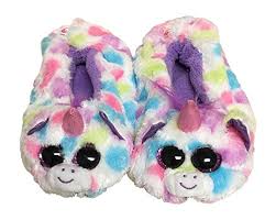 Beanie Boos Ty Beanie Boos Little Girls Slipper Socks M 1 3 Wishful Walmart Com