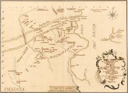 Ca 1750 1755 Pennsylvania Travel Charte