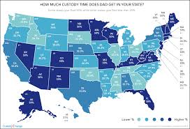 How Much Custody Time Does Dad Get In Your State