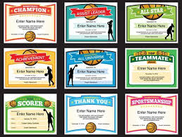 Girls Basketball Certificates 25 Editable Award Templates