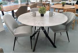 Dining Suites Crown 5pce Grey Marble