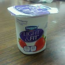 calories in dannon light fit yogurt