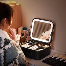 make up bag with mirror best in