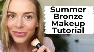 a bronze makeup look for summer in just