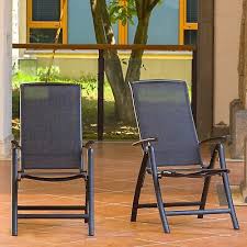 Domi Folding Patio Chairs Set Of 2 W