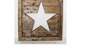 Pottery Barn Inspired Cut Out Wood Star