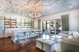 Check spelling or type a new query. Living Room Wet Bar With Geometric Overlay Panel Ceiling Contemporary Living Room