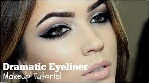 dramatic eyeliner makeup tutorial