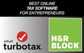 Here's our take on three of the most popular: Best Online Tax Software For Entrepreneurs Turbotax H R Block Taxact