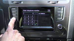 Basic information on operating the. 2015 Volkswagen Golf Infotainment Review Youtube