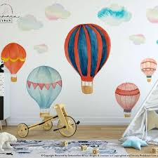 Transport Wall Stickers Hot Air