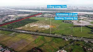 Đường sẽ mở theo quy hoạch xung quanh khu đô thị Vinhomes Cổ Loa (phần 1) -  Thanh Tâm Vinhomes