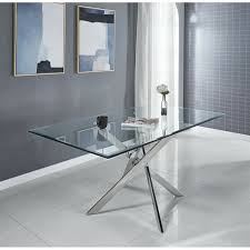 Kara Glass Dining Table Dining Table