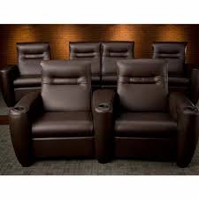 leatherette motorized home theater seats