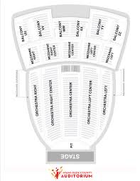 Full Theatre Seating Map Miami Dade County Auditorium