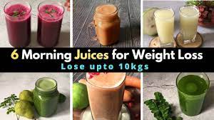 morning juices recipes for weight loss