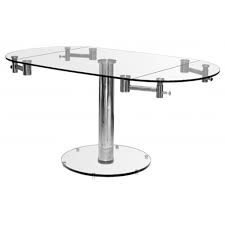 The frame extends to ensure legs do not get in the way. Glass Top Oval Dining Table Modern Furniture Dining Tables