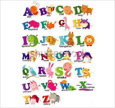 19 Nursery Alphabet Letters Ai Vector Eps Png Jpeg