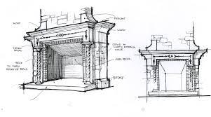 Fireplace Design Sketch By Dm