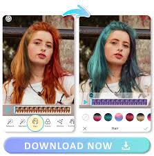how to change hair color in videos in