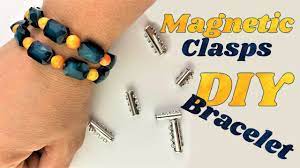 how to make a magnetic clasp bracelet