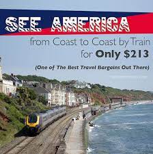 coast to coast by train for only 213
