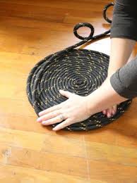 how to make a rope rug