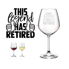 This Legend Has Retired Wine Glasses In Nz