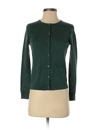 Details About Gap Women Green Wool Cardigan Xs Petite