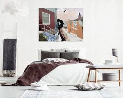 Master Bedroom Wall Art Canvas Print