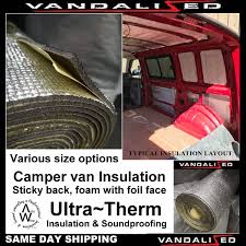 van insulation foil foam soundproof