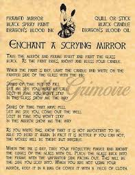 In the first part of the spell, you have to give the past or present state, or say what are you calling, summoning, wishing for… Enchant A Scrying Mirror Spell Page For Book Of Shadows Bos Pages Witchcraft Spell Book Book Of Shadows Spells Witchcraft