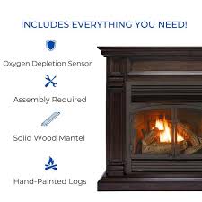 Dual Fuel Ventless Fireplace