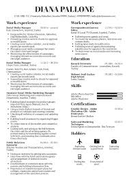 Resume Examples By Real People Loreal Social Media Manager Resume
