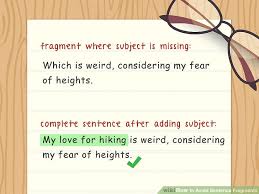 How To Avoid Sentence Fragments 10 Steps With Pictures