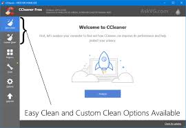 easy clean option in ccleaner askvg