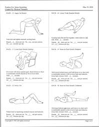 physical therapy at home exercises and