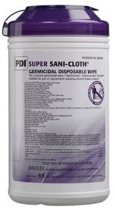 super sani cloth surface disinfectant germicidal wipe 65 count