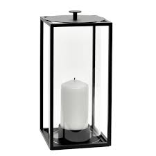 Lantern Medium Black Finnish Design