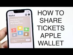 How To Share Tickets From Apple Wallet