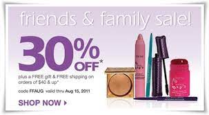 tarte friends and family 30 off coupon