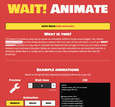 loop css animations with wait animate
