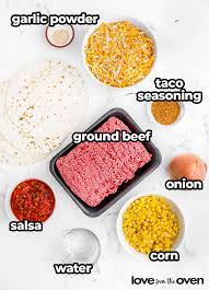 ground beef for tacos love from the oven