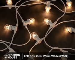 Outdoor Festoon Lights X 50cm Bulb