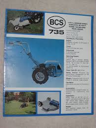 1970 s bcs 735 garden tiller tractor